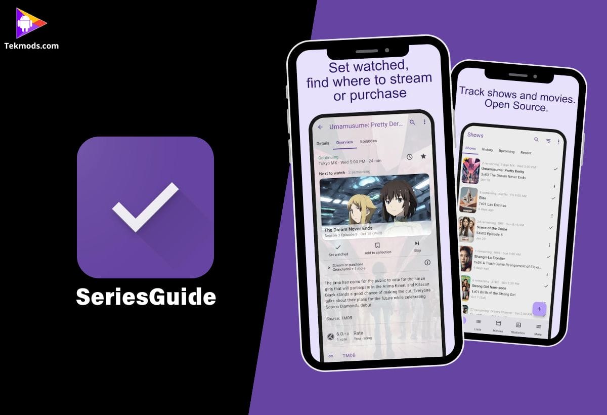 SeriesGuide: Organizar Séries
