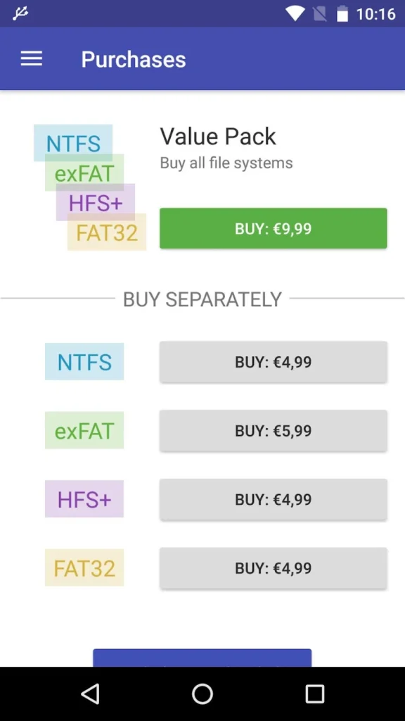 Exfat/ntfs For Usb By Paragon Apk