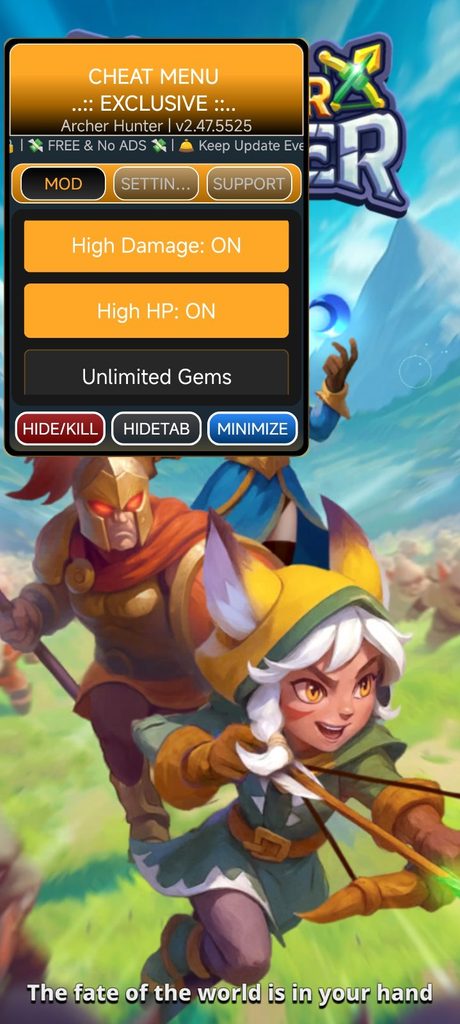 Archer Hunter Mod Menu