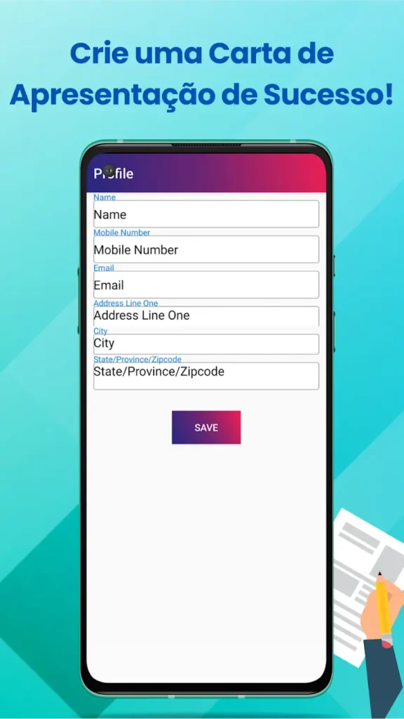 Carta de Apresentação para CV Apk