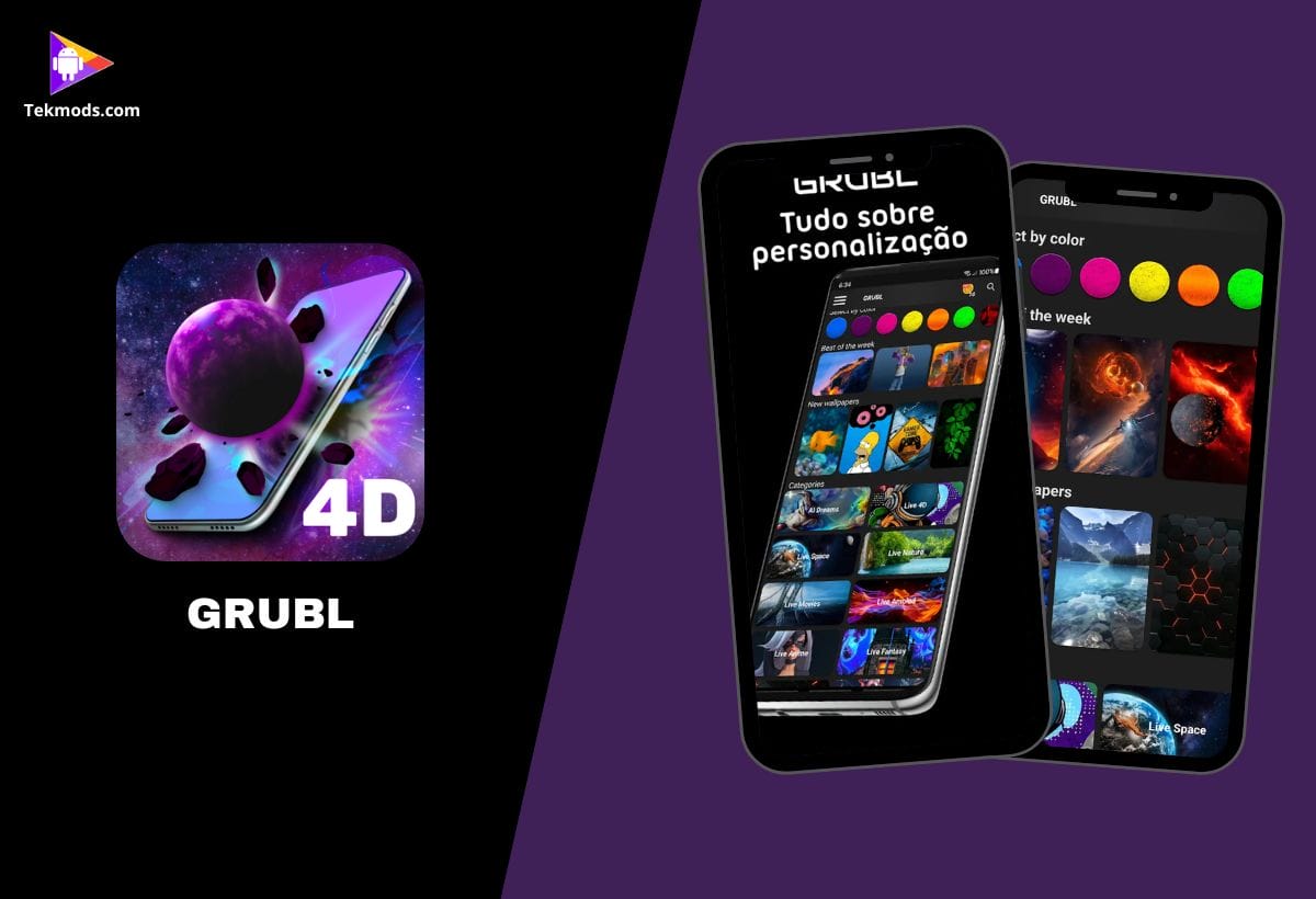 GRUBL™ 4D Live Wallpapers + AI
