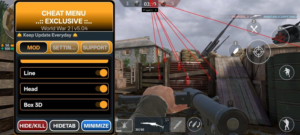 WW2 MOD MENU
