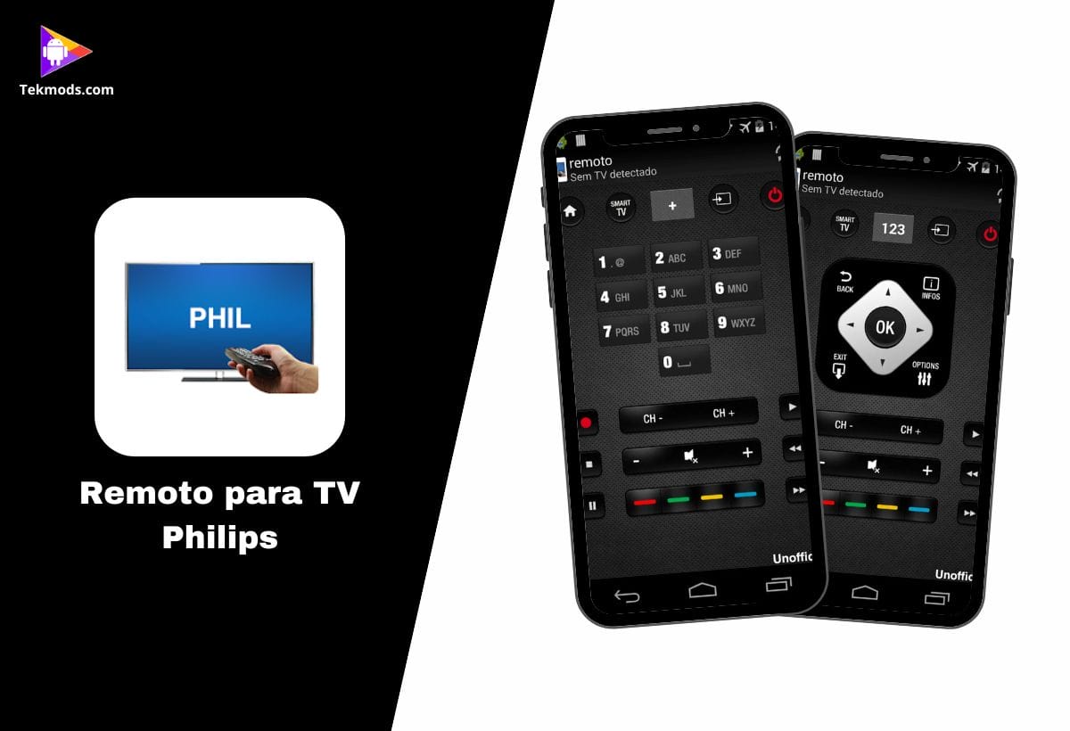 Remoto para TV Philips