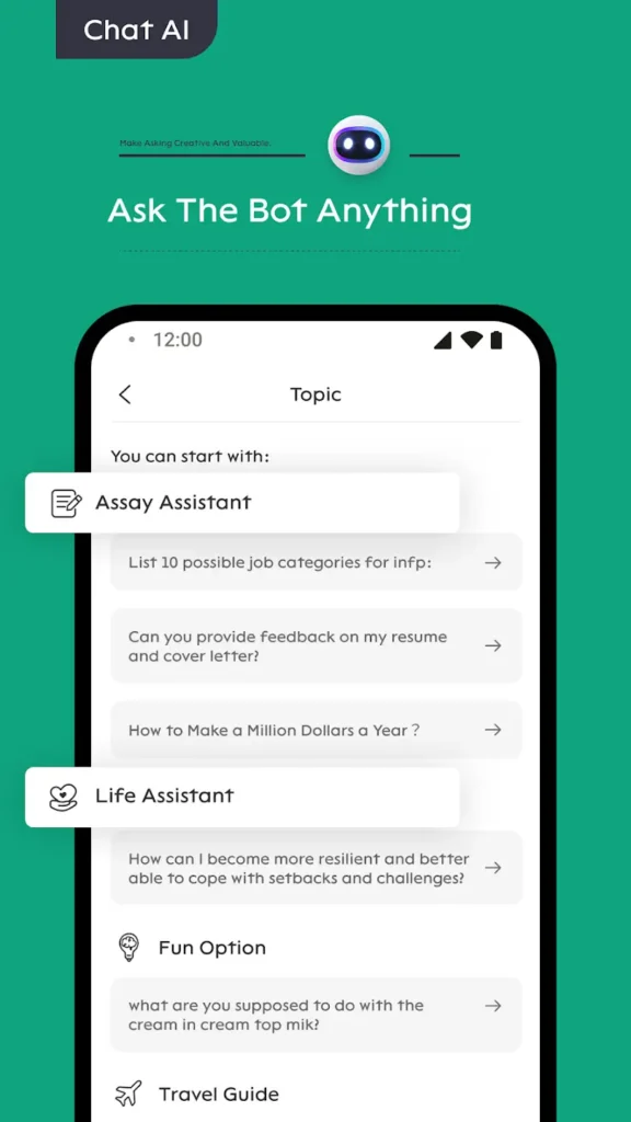 Chat AI Chatbot for GPT App Download