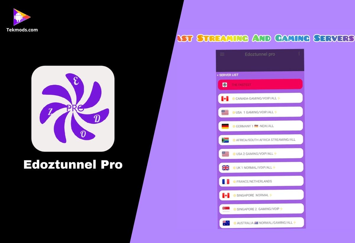 Edoztunnel Pro – Unlimited VPN
