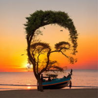 Difusão de Ilusão Foto AI