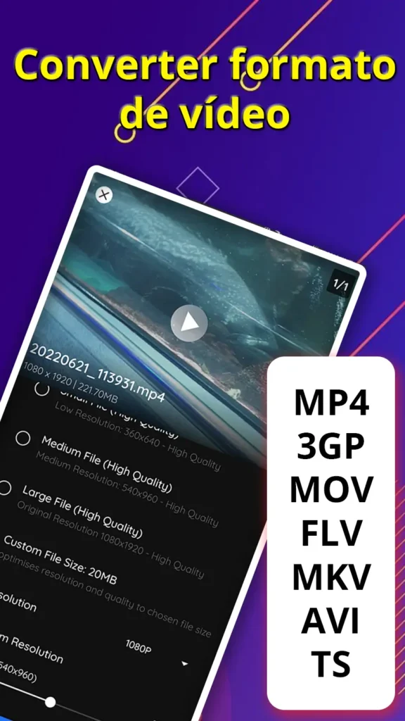 Apk Comprimir Vídeo Cortar Vídeo