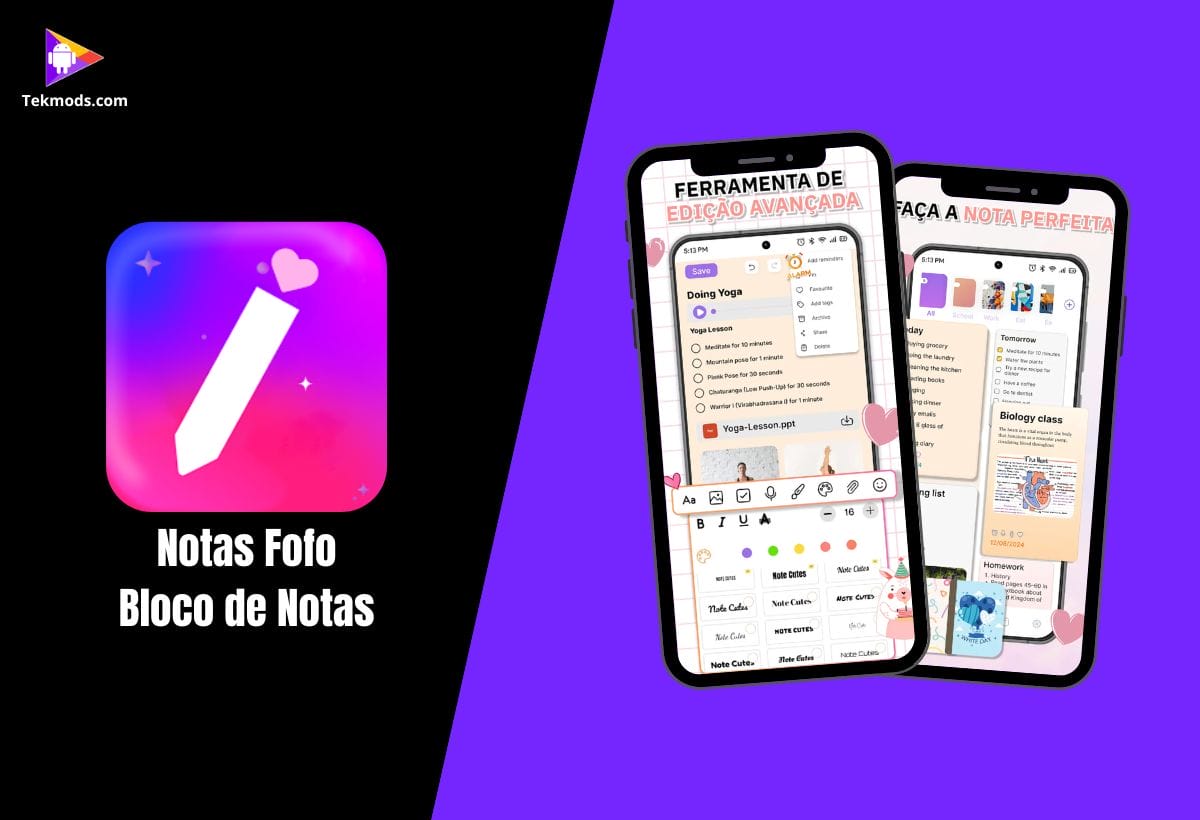 Notas Fofo: Bloco De Notas