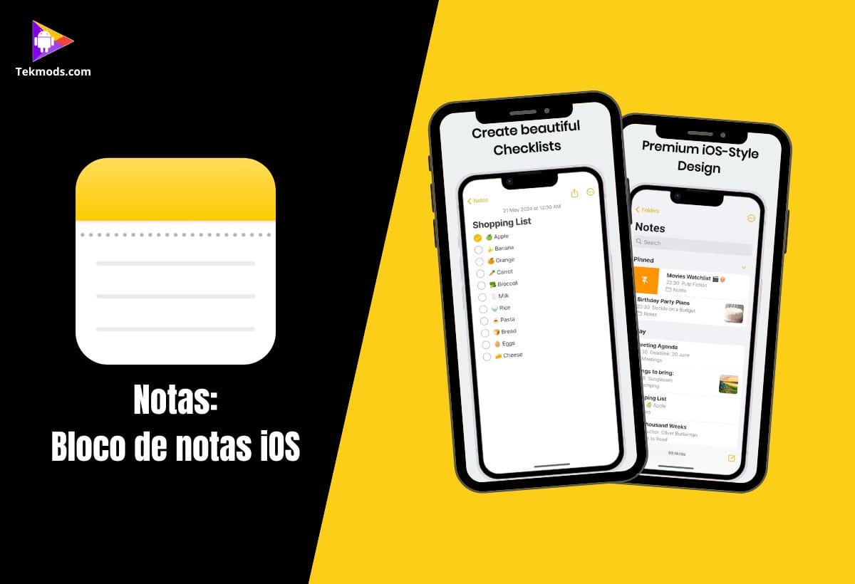 Notas: Bloco De Notas IOS