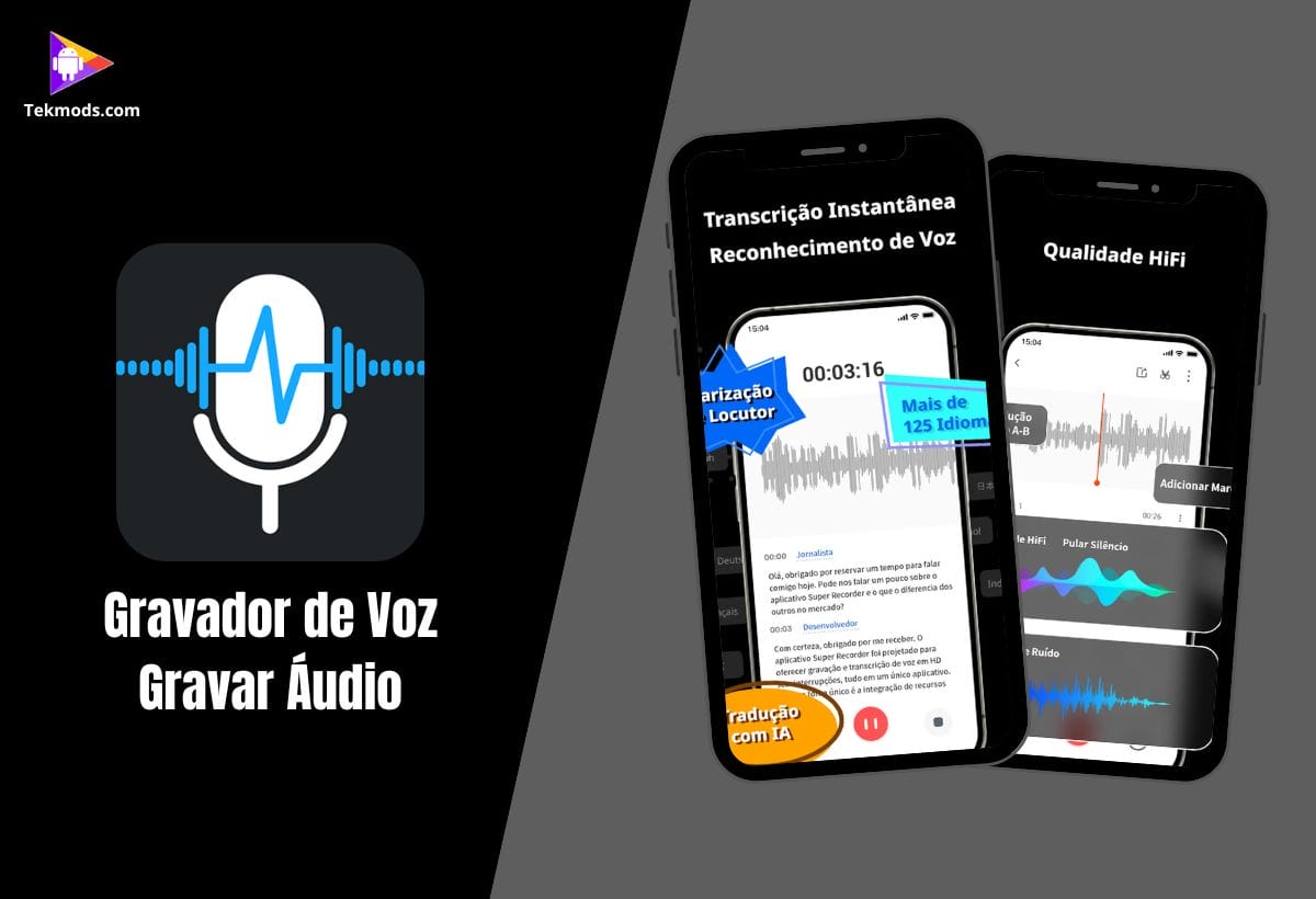 Gravador de Voz, Gravar Áudio