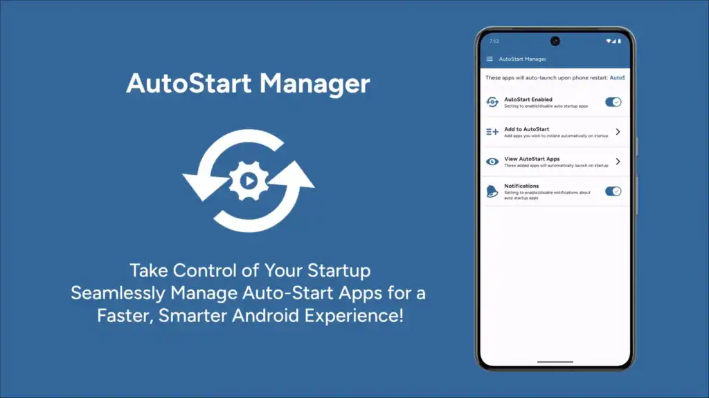 Autostart App Manager Mod