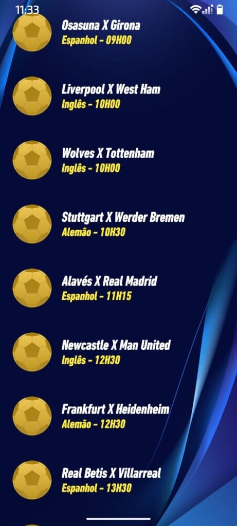 Jogos do Momento App