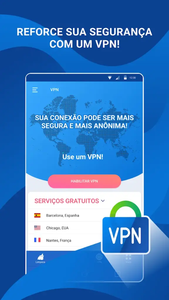 Download Limpeza Cleaner VPN Antivirus Mod
