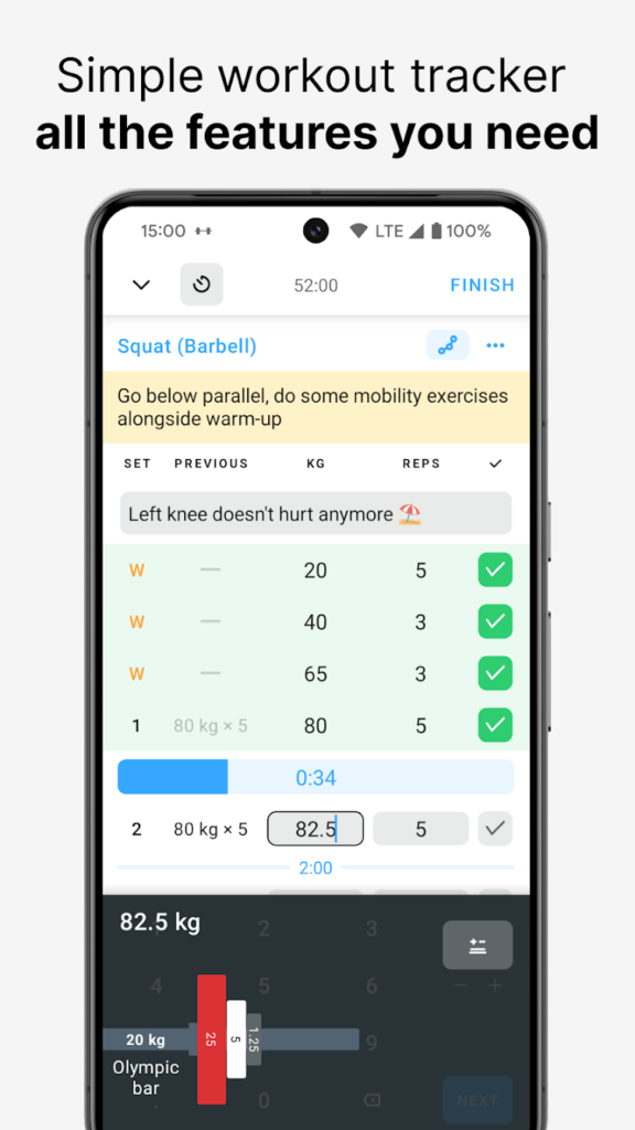 Strong Workout Tracker Gym Log Apk