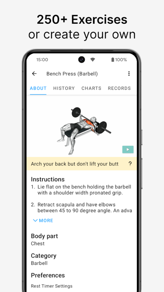 Strong Workout Tracker Gym Log Apk Mod