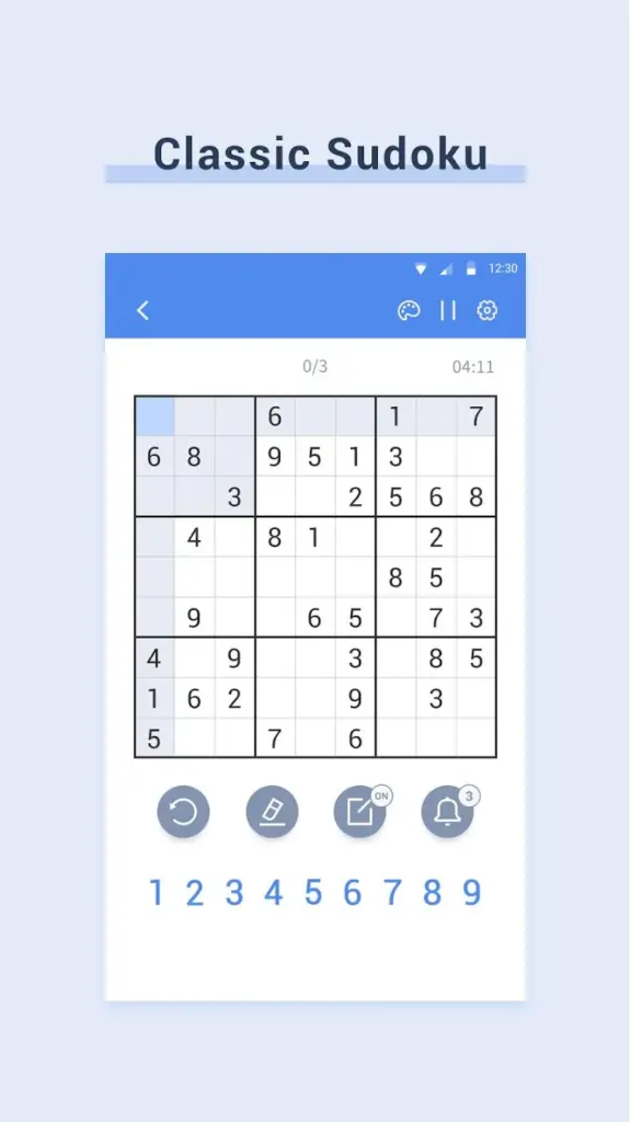 Sudoku Clássico Mod Apk