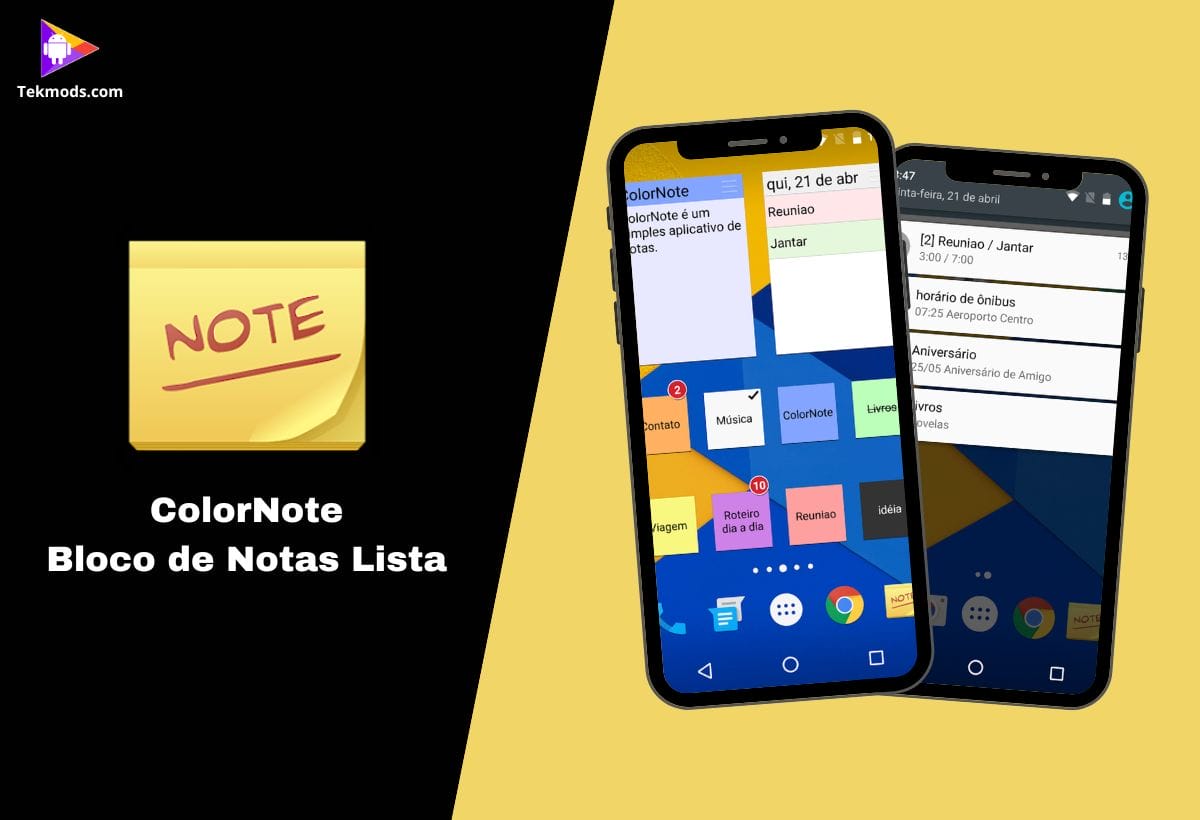 ColorNote Bloco de Notas Lista
