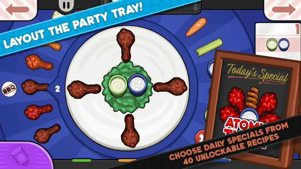 Papa's Wingeria To Go Mod Apk Unlimited Money