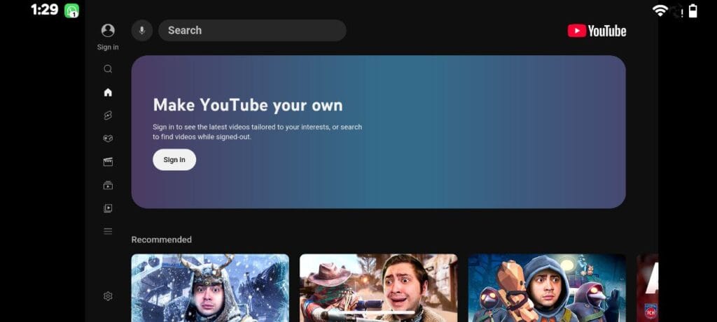Tizentube Android Tv