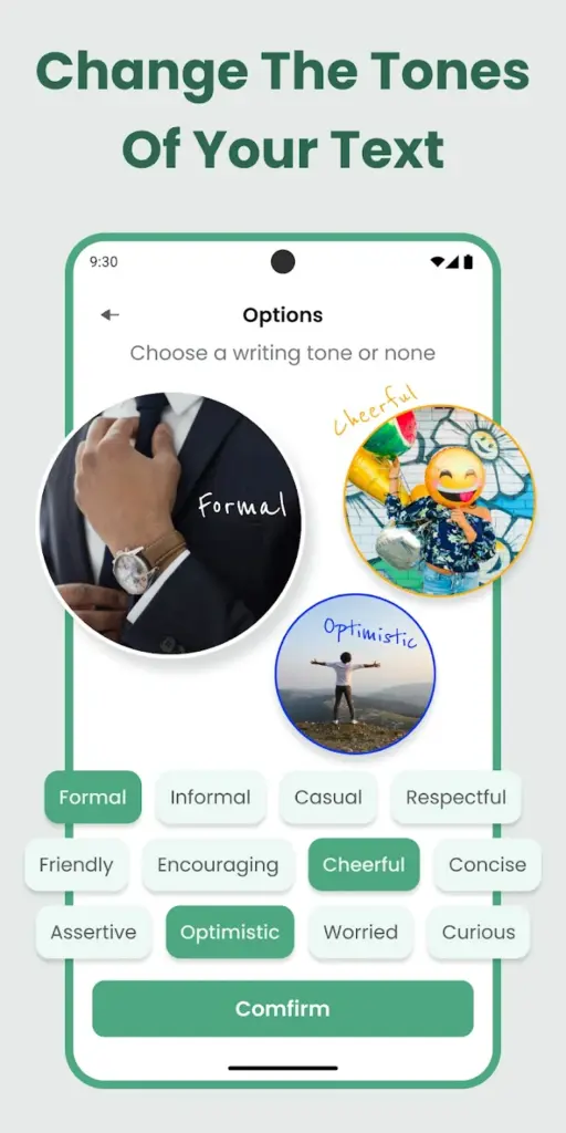 Glance AI Grammar Android