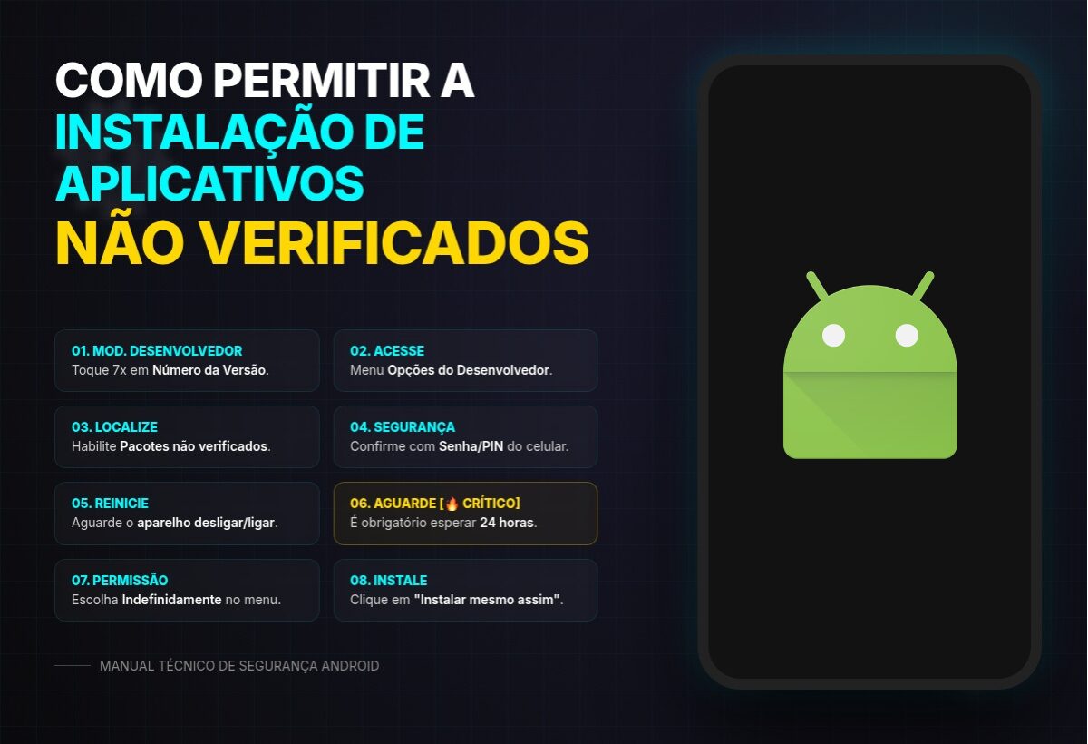 Permitir A Instalação De Aplicativos Não Verificados