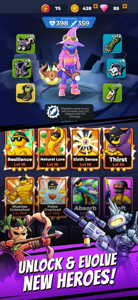 Monster Survivors Apk Mod