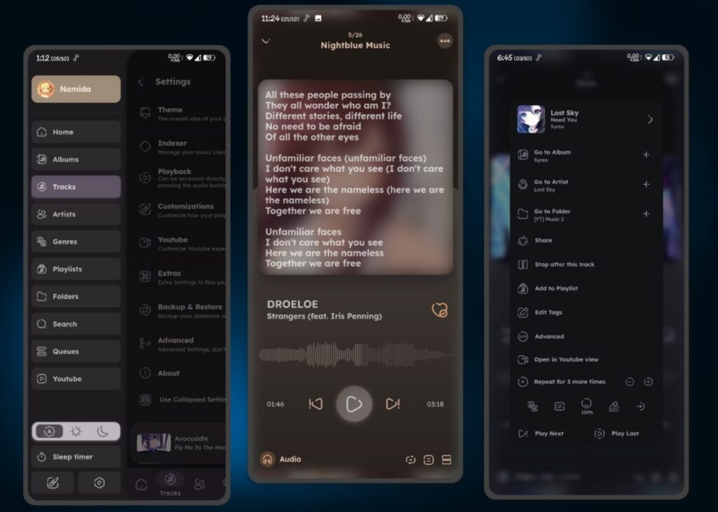 Namida Music Player Apk Android