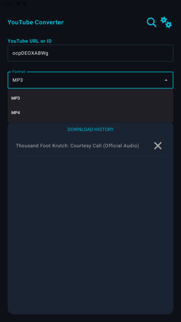 YouTube Converter Apk