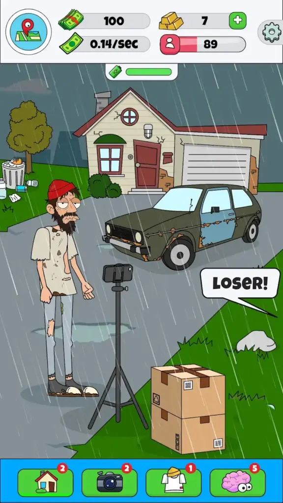Lamar Vlogger Ocioso Mod Apk