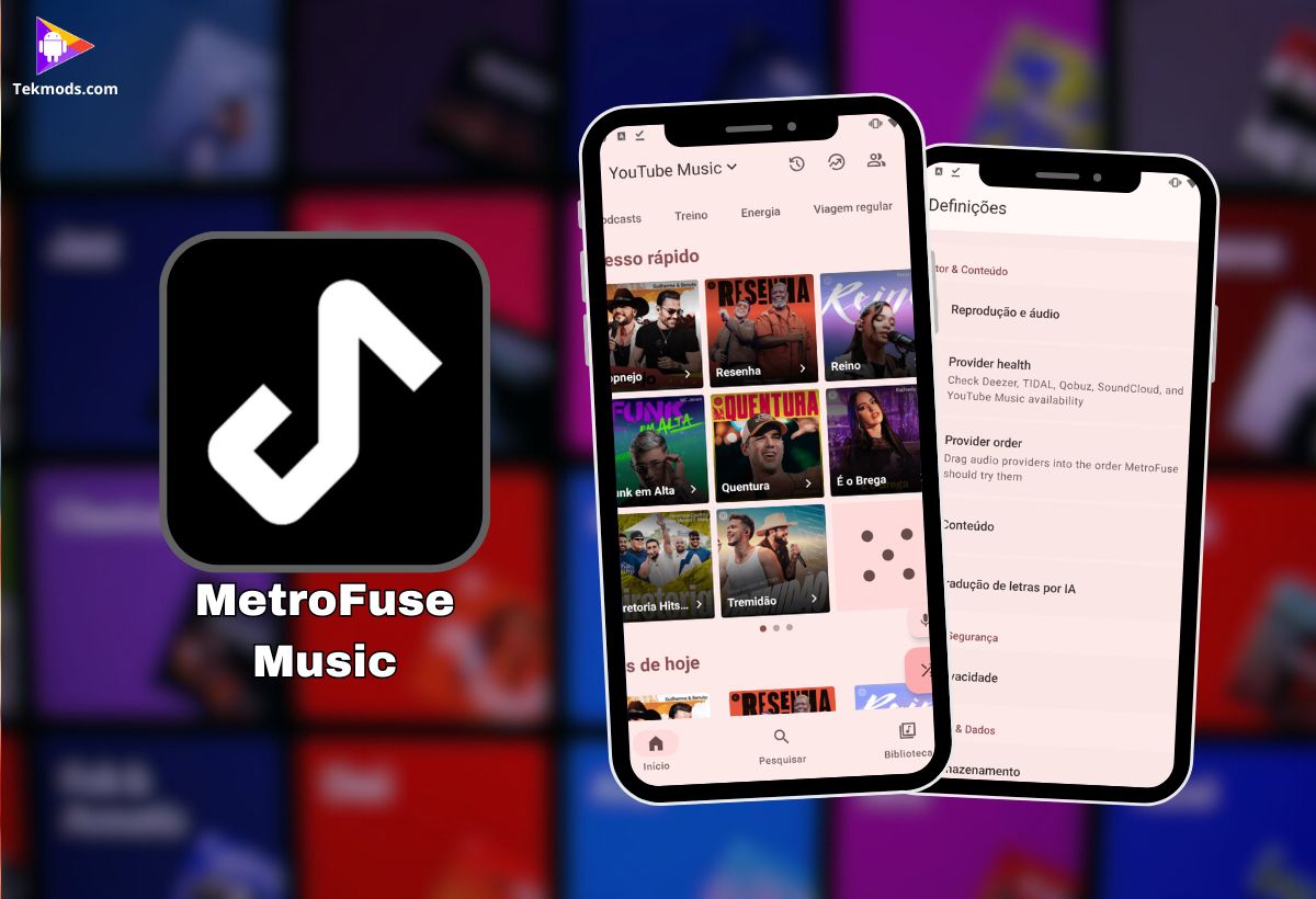 MetroFuse - Cliente Spotify, Deezer, YouTube Music APK