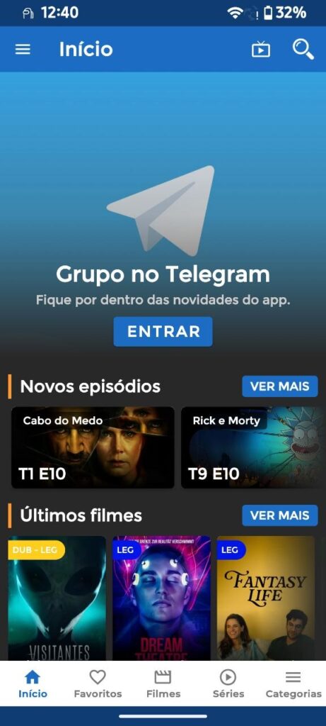 Vêtela Filmes E Séries Mod Apk