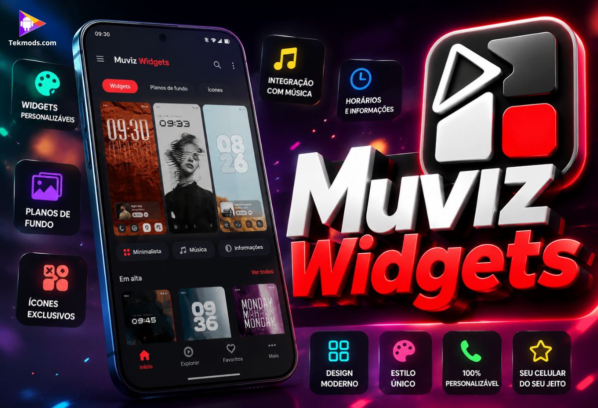 Muviz Widgets: Clock, Music.,