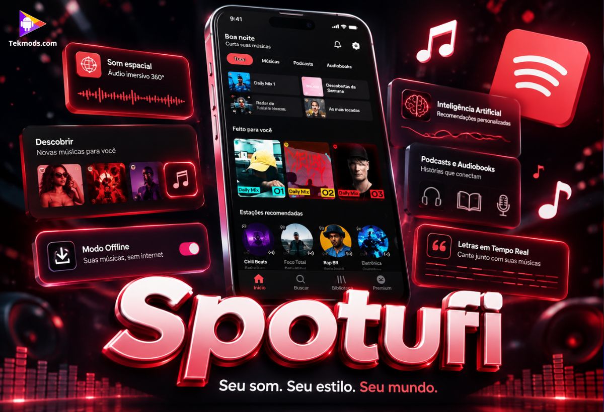 Spotufi - Cliente Spotify e YouTube Music