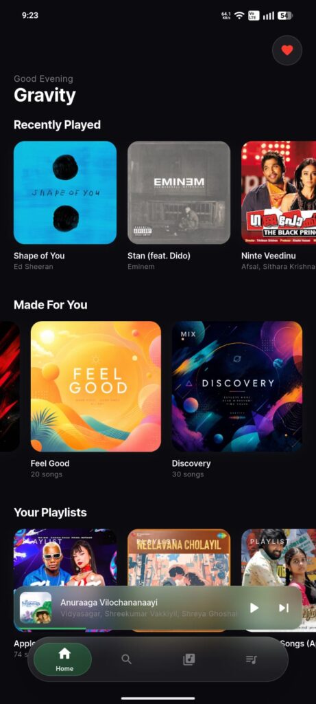 Gravity Music Apk