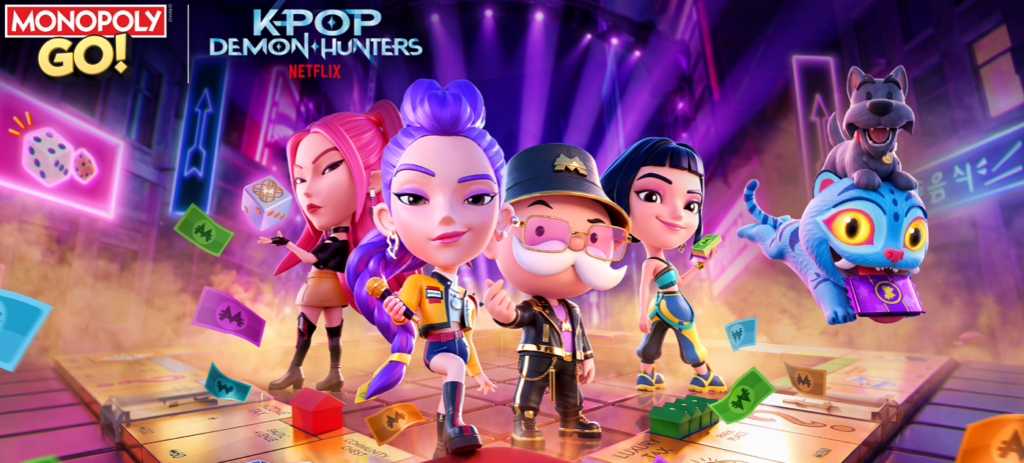 Monster Mash: Monopoly Go mistura KPop Demon Hunters e Ghostbusters