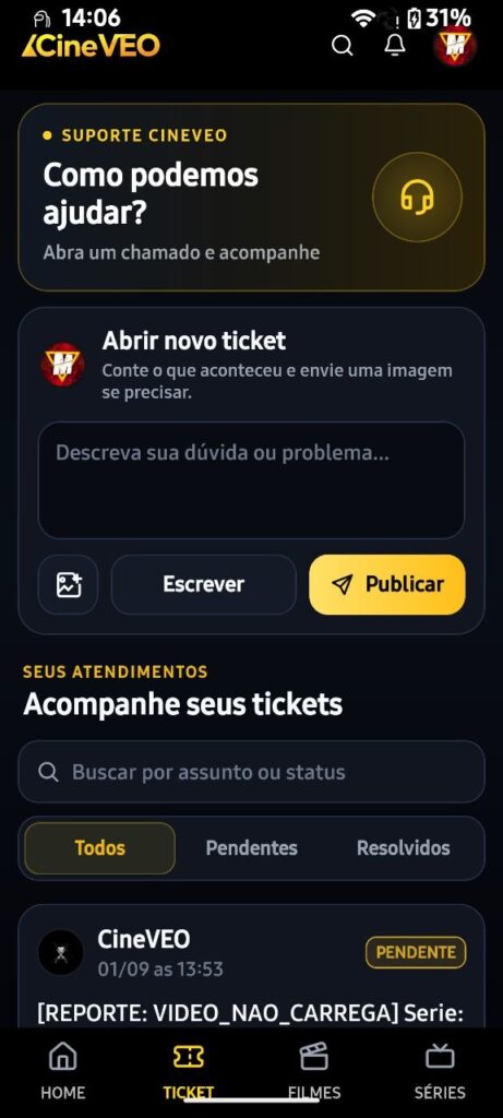 Baixar Cineveo Apk
