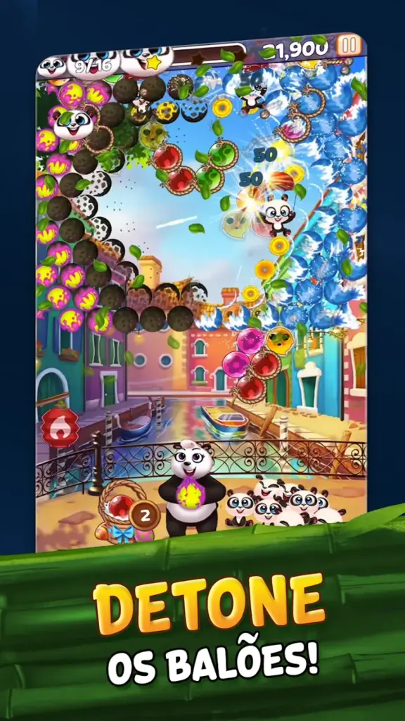 Download Bubble Shooter Panda Pop Apk Mod