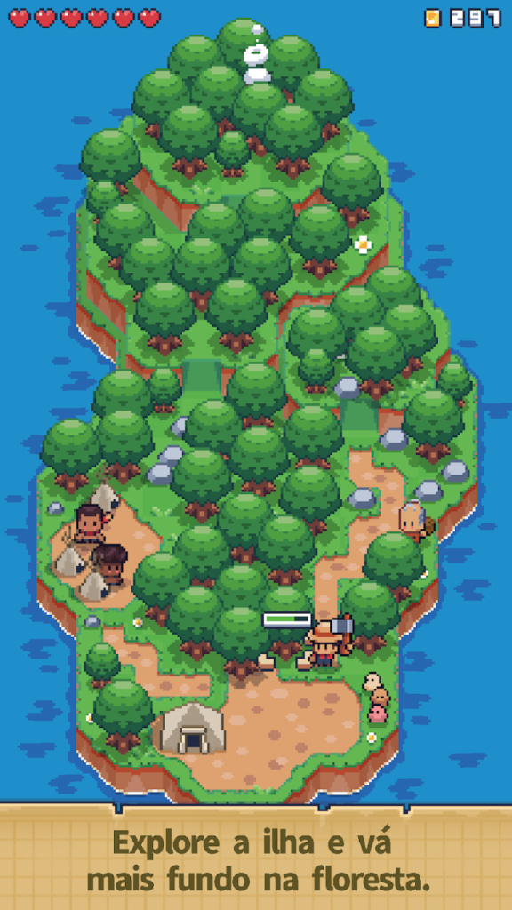 Tiny Island Survival Mod Apk Recursos Infinitos