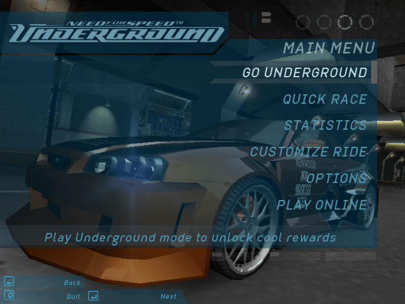 NFS Underground Port Nativo
