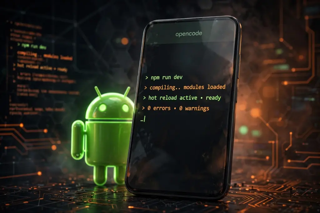 OpenCode no Android: Confira como rodar o agente de código no celular