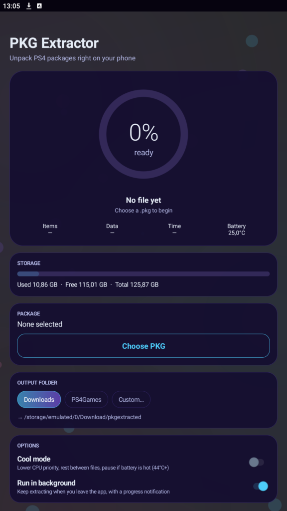 PKG Extractor Android Apk