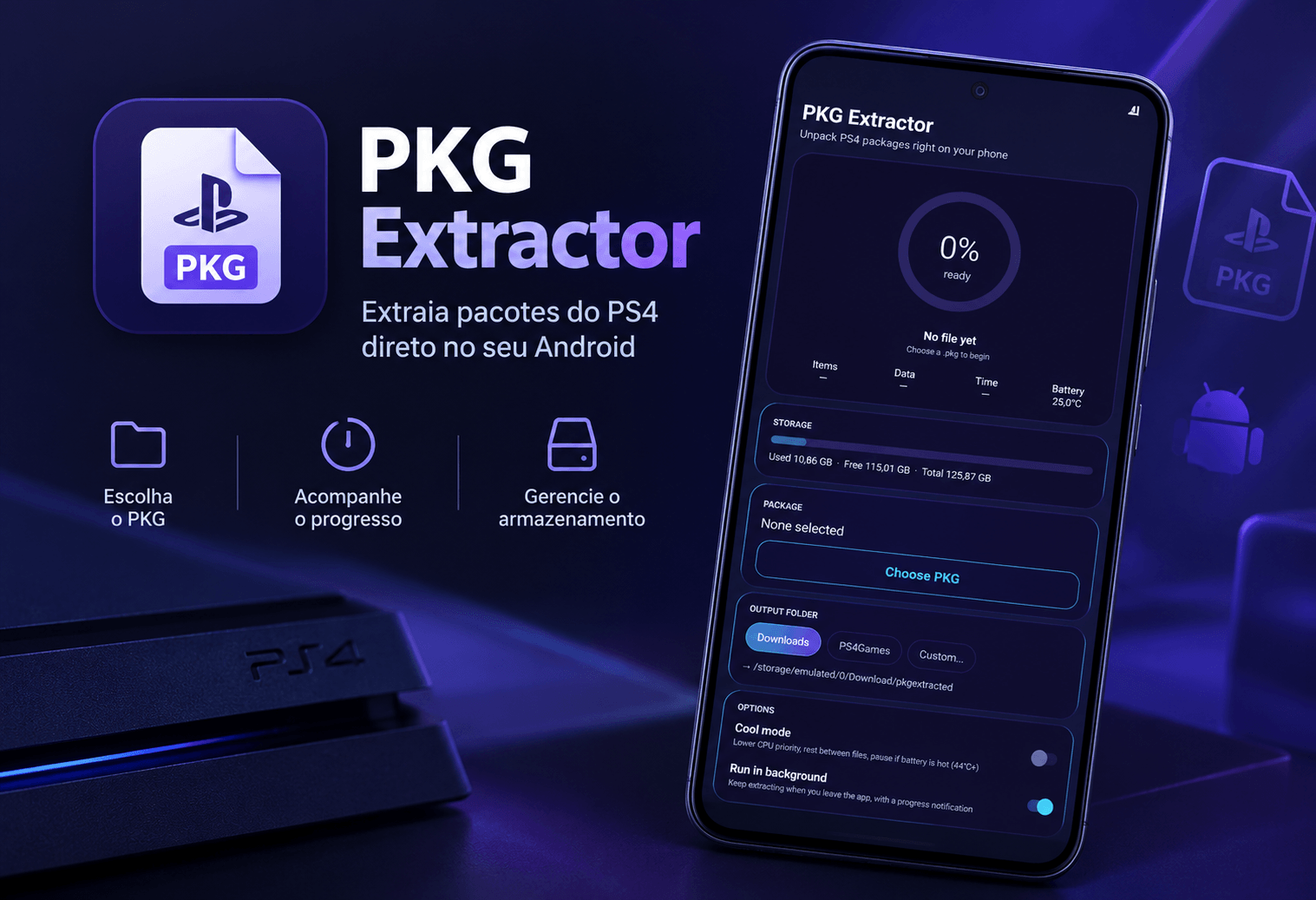 PKG Extractor Android