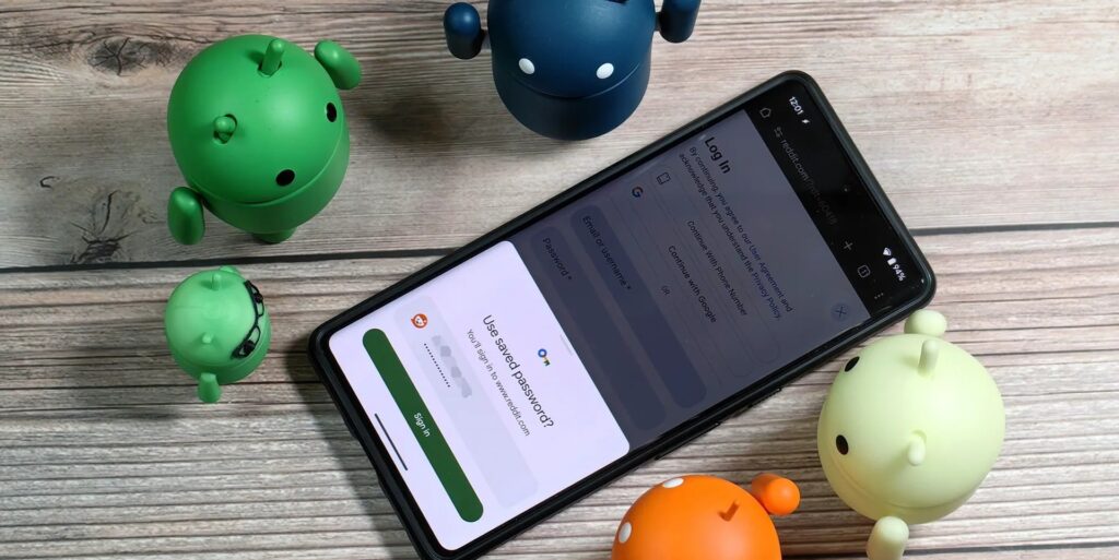 Chrome testa biometria antes de preencher senhas no Android