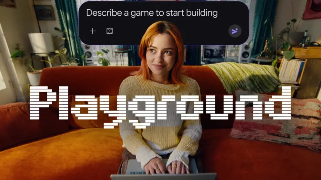 Google lança Playground, plataforma para criar jogos com IA usando textos