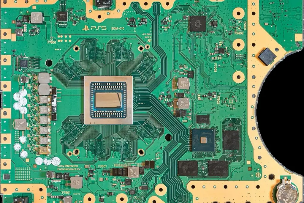 Placa Mae Do Playstation 5 Com A Apu